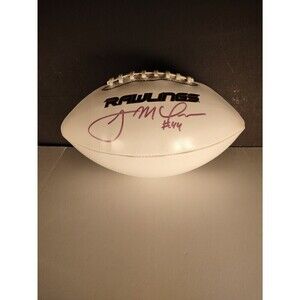 Jack McQuaide #44 Autographed Football Los Angeles St Louis Rams